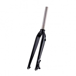 VHHV Spares VHHV 26" 27.5inch Bike Rigid Suspension Fork, 1-1 / 8"(28.6mm) Alloy Lightweight Disc Brake Front Forks - 722g Absorber (Color : Black, Size : 26 inch)