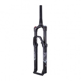 VHHV Spares VHHV 26" 27.5inch Magnesium Alloy MTB Bike Suspension Fork, 1-1 / 8" High Strength Travel: 120mm Air Forks - Black (Size : 27.5 inch)