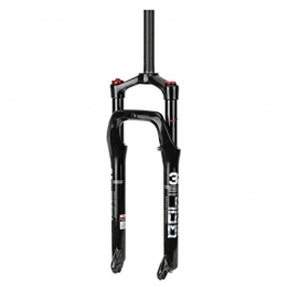VHHV Spares VHHV 26 Inch Bike Suspension Fork Alloy Air Forks, for 4.0" Tire Beach Snow MTB Electric Bicycle Width 135mm - Black / 2270g