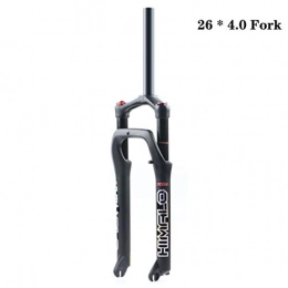 VHHV Mountain Bike Fork VHHV 26" Snow Beach Bicycle Suspension Fork, 1-1 / 8" Travel: 125mm Air Forks Up To 4.0 Tires