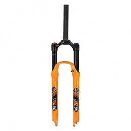 VHHV Spares VHHV Air Fork 26 27.5 Inch, Mountain Bike Front Suspension Forks, Alloy Lightweight 1-1 / 8" Travel 100mm - Orange (Size : 27.5 inch)