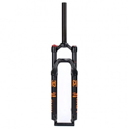 VHHV Spares VHHV Alloy MTB Air Suspension Forks 27.5 29 Inch, Manual Lockout Quick Release Bike Front Fork Black (Size : 27.5 inch)