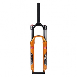 VHHV Spares VHHV Bicycle Suspension Fork 26" 27.5" 29" Lightweight Aluminum Alloy Front Forks Travel: 120mm - Orange (Size : 26 inch)