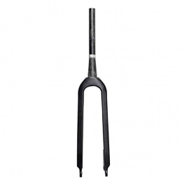 VHHV Spares VHHV Black Carbon Fiber Bike Suspension Fork 26" 27.5 Inch, Super Light Fixed Disc Brake Forks - 480g Absorber (Size : 26 inch)