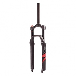 VHHV Mountain Bike Fork VHHV MTB Bicycle Air Front Forks 26 27.5 29 Inches Mountain Bike Downhill Suspension Fork Travel 120MM Super Light Alloy 9mm QR (Color : Red-manual lockout, Size : 29 inches)