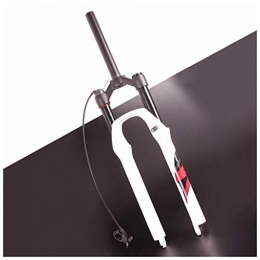 VHHV Spares VHHV MTB Bike Suspension Fork 26" 27.5" 29", Lightweight Alloy 1-1 / 8" Remote Lockout Travel: 140mm Bicycle Accessories Air Forks - Unisex (Color : Red, Size : 26 inch)