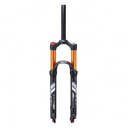 VHHV Mountain Bike Fork VHHV MTB Front Fork Suspension 26" 27.5 Inch Mountain Bike Forks, 120mm Travel 1-1 / 8" Lightweight Alloy Cycling Accessories - Black / Unisex Absorber (Color : A, Size : 26 inch)