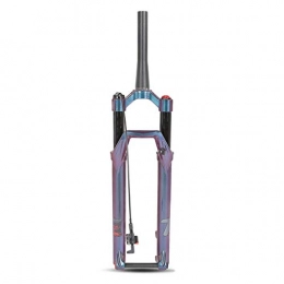 VHHV Spares VHHV MTB Suspension Fork 27.5" 29" Bike, Lightweight 1-1 / 8" Tapered Remote Lockout Air Forks Travel: 100mm - 1750g (Size : 27.5 inch)