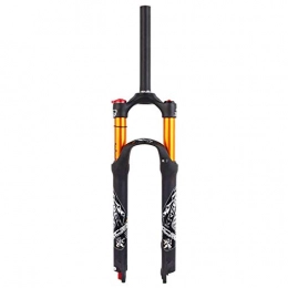 VHHV Spares VHHV MTB Suspension Front Fork 26 / 27.5 / 29 Inch, 1-1 / 8 Bike Damping Adjustment Manual Lockout Alloy Air Forks 9mm QR (Size : 29 inches)