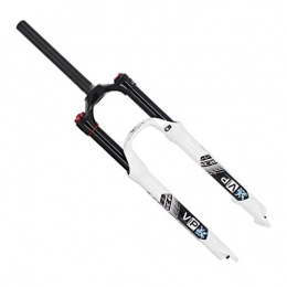 VHHV Spares VHHV Suspension Fork 26" 27.5 Inch 29er Bike Alloy Air Forks, 1-1 / 8" Travel: 100mm - Black / White - 1750g-1800g (Color : White, Size : 29 inch)