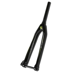 VPPV Spares VPPV 26 Inch 3K Carbon Fiber MTB Suspension Forks, Bike Cycling Fork Lightweight Suspension 1-1 / 2" Unisex's Travel 100mm Black (Color : B, Size : 27.5inch)