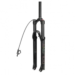 VPPV Spares VPPV 26 Inch MTB Suspension Forks, 1-1 / 8”Mountain Bike Remote Control Fork 27.5 / 29 ER Shock Absorber Air Fork Travel 120mm (Color : D, Size : 26 inch)