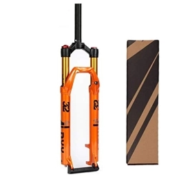 VPPV Spares VPPV 27.5 29 Inch MTB Air Suspension Fork, Bike Downhill Disc Brake 9mm Quick Lock Mountain Gas Fork Travel 120mm (Color : Gold, Size : 29 inch)