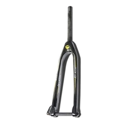 VPPV Spares VPPV 3K Carbon Fiber Suspension Forks 29 Inch, MTB Bike Cycling Fork Lightweight Suspension 1-1 / 8" Unisex's Travel 100mm Black (Color : B, Size : 29inch)