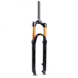 VPPV Mountain Bike Fork VPPV Bicycle Suspension Fork 27.5 29 Inch Shock Absorber 1-1 / 8" MTB Forks With Damping Adjustment 120mm Black (Color : D, Size : 26 inch)