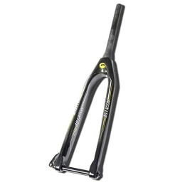 VPPV Spares VPPV Carbon Fiber MTB Suspension Forks 27.5 Inch, Bike Cycling Fork 3K Lightweight Suspension 1-1 / 2" Unisex's Travel 100mm Black (Color : B, Size : 26inch)