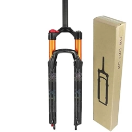 VPPV Mountain Bike Fork VPPV Mountain Bike Fork 26 27.5 29 Inch 120mm Travel, Disc Brake 1-1 / 8" Threadless Steerer Suspension Air Forks QR 9mm MTB Bicycle Accessories (Color : E, Size : 27.5 inch)