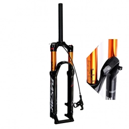 VPPV Mountain Bike Fork VPPV Mountain Bike Fork 26 / 27.5 / 29 Inch Aluminum Alloy 1-1 / 8 ” Remote Control Fork Damping Adjustment 120mm Straight Tube Fork (Color : Remote lock, Size : 26 inch)