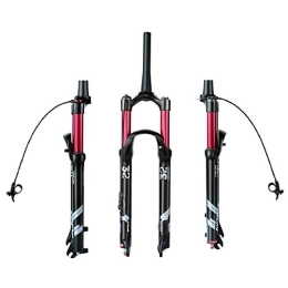 VPPV Mountain Bike Fork VPPV Mountain Bike Fork 26 Inch 27.5", Bicycle Shock Absorber Gas Forks Damping 29er Travel 120 mm (Color : Remote Lock, Size : 27.5 inch)