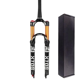VPPV Spares VPPV Mountain Bike Front Fork 26 Inch 27.5 Inch 29 Inch, Manual Lockout Forks 1-1 / 8" Rebound Adjust MTB Air Forks Axle 9x100mm Travel 120mm (Color : B, Size : 27.5 inch)