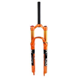 VPPV Mountain Bike Fork VPPV Mountain Bike Suspension Forks 27.5 Inch, Straight Tube XC DH Competition Road Cycling Fork 1-1 / 8" Disc Brake Travel 120mm Absorber (Color : A, Size : 29 inch)