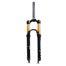 VPPV Mountain Suspension Absorber Forks 26 27.5 Inch 29 ER, MTB Bike Double Air Chamber 1-1/8" Shoulder Control Fork (Color : A, Size : 26 inch)