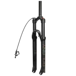 VPPV Mountain Bike Fork VPPV Mountain Suspension Fork 26 Inch, Aluminum Alloy MTB Bike XC Competition Damping Adjustment 29 Inch 1-1 / 8" Disc Travel 120mm (Color : Black, Size : 26 inch)
