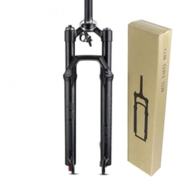 VPPV Spares VPPV MTB Air Fork 26 27.5 29 Inch, Ultralight Aluminum Alloy Straight Tube 28.6mm Mountain Bike Forks Axle 9mm Rebound Adjustment Travel 120mm (Color : Remote lock, Size : 26 inch)