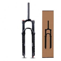 VPPV Mountain Bike Fork VPPV MTB Bicycle Air Fork 26 Inch 27.5”, Straight Tube 1-1 / 8" Mountain Shock Absorber Forks 120mm for XC / AM / FR Cycling (Color : A, Size : 26 inch)