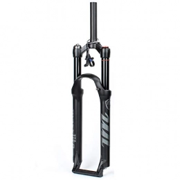 VPPV Mountain Bike Fork VPPV MTB Bicycle Suspension Air Fork 26 / 27.5 Inch Straight Tube 1-1 / 8”Mountain Shock Absorber Forks Travel 120mm (Color : Remote control, Size : 26 inch)