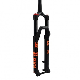 VPPV Spares VPPV MTB Bike Air Suspension Fork 27.5 / 29 Inch, 140mm Travel Aluminum Alloy 1-1 / 2" Tapered Tube Thru Axle 15mm×100mm With Rebound Damping (Color : Cone tube, Size : 26 inch)