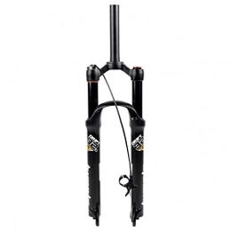 VPPV Mountain Bike Fork VPPV MTB Suspension Fork 26 27.5 29 Inch, Straight Tube 1-1 / 8 ” Mountain Bike Forks QR 9mm Remote Lockout Fork Travel 120mm (Color : Wire control, Size : 26inch)