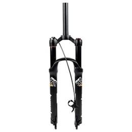 VPPV Mountain Bike Fork VPPV MTB Suspension Fork 26 27.5 29 Inch, Straight Tube 1-1 / 8 ” Mountain Bike Forks QR 9mm Remote Lockout Fork Travel 120mm (Color : Wire control, Size : 27.5 inch)