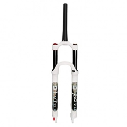 VTDOUQ Mountain Bike Fork VTDOUQ 26 / 27.5 / 29 inch mountain bike suspension forks 120 mm travel, MTB air fork with rebound adjustment 9 mm QR (color: conical manual locking, size: 29 inches)