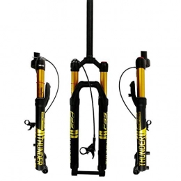 VTDOUQ Mountain Bike Fork VTDOUQ Air fork 27.5"29" bicycle suspension fork MTB 1-1 / 8"straight fork shaft 100mm travel 15x100mm axle remote locking bicycle fork