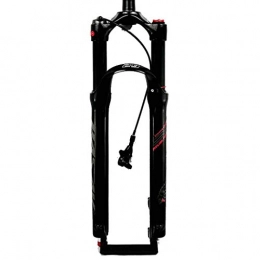 VTDOUQ Mountain Bike Fork VTDOUQ Bicycle suspension air fork 26 27.5 29 inch straight tube 1-1 / 8"Damping adjustment QR 9mm travel 100mm 1790g MTB bicycle forks
