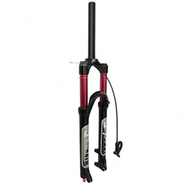 VTDOUQ Mountain Bike Fork VTDOUQ Magnesium alloy MTB forks 26 / 27.5 / 29 inches 140 mm travel -WQ-007 Mountain bike suspension fork Adjustable damping (Color: Straight manual locking, Size: 27.5 inches)