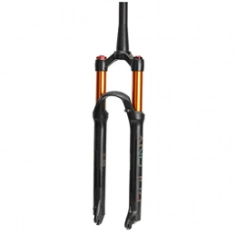 VTDOUQ Spares VTDOUQ Mountain bike air fork 26"27.5" 29"Bicycle suspension fork MTB remote locking Damping adjustment 1-1 / 8" travel 100 mm black gold