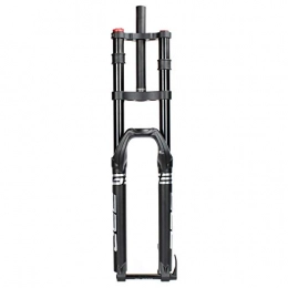 VTDOUQ Mountain Bike Fork VTDOUQ Mountain bike Downhill Air front fork 27.5 29 inches, double shoulder, MTB DH disc brake suspension fork axle 15x100mm