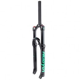 VTDOUQ Mountain Bike Fork VTDOUQ Mountain bike suspension fork 27.5 / 29-inch air fork straight 1-1 / 8"XC bicycle QR hand control suspension travel 100 mm MTB