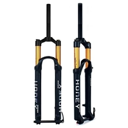 WAMBAS Spares WAMBAS 26 / 27.5 / 29 Mountain Bike Air Suspension Forks Travel 120mm Rebound Adjustable MTB Fork 28.6mm Straight Front Fork Thru Axle 15 * 100mm (Color : Manual, Size : 29'')