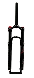 WAMBAS Spares WAMBAS Mountain Bike Suspension Fork 26 / 27.5 / 29 Inch MTB Air Front Fork Travel 100mm Rebound Adjust 1-1 / 8" Straight Tube QR 9mm (Color : Black, Size : 27.5inch)