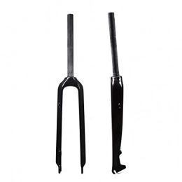 WANGP Mountain Bike Fork WANGP Full Carbon Fork Carbon Fiber Mountain Bike Front Fork 29 / 26 Semi-rigid Carbon Fork Carbon Bicycle Straight Pipe, 29erglossy