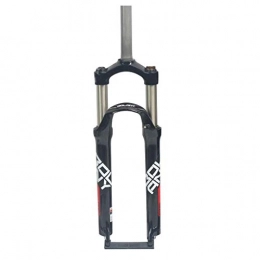 Waui Spares Waui 24" Mountain Bike Suspension Fork, Aluminum Alloy Disc Brake Shoulder Control Damping Adjustment 1-1 / 8" Travel 100mm (Color : A)