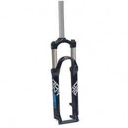Waui Spares Waui 24" Mountain Bike Suspension Fork, Aluminum Alloy Disc Brake Shoulder Control Damping Adjustment 1-1 / 8" Travel 100mm (Color : B, Size : 24inch)