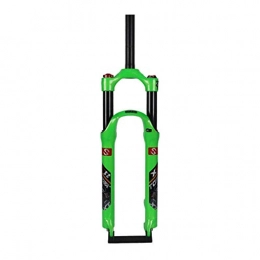Waui Spares Waui 26 Suspension Fork Shoulder Control Lock Disc Brakes Aluminum Alloy Bicycle Shock Absorber Front Mountain Bike (Color : GREEN, Size : 26inch)