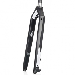Waui Spares Waui 27.5 Inch Suspension Fork, Carbon Fiber Lightweight Hard Front Fork Shock Absorber Mountain 1-1 / 8" Travel 100mm (Size : 26inch)