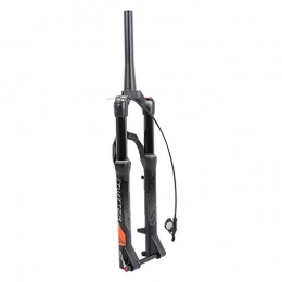 Waui Mountain Bike Fork Waui 27.5" Suspension Fork, Aluminum-magnesium Alloy Rear Axle Inner Tube Barrel Shaft 15mm Cone 1-1 / 8" Travel:100mm Black (Color : B, Size : 27.5inch)