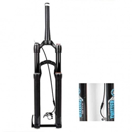Waui Mountain Bike Fork Waui 29" Suspension Bike Forks, Aluminum Alloy Pneumatic Shock Absorber Remote Control Front Fork Quick Release Travel 100mm (Color : D, Size : 29inch)