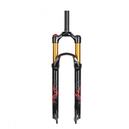 Waui Spares Waui Mountain Bike Suspension Fork, 1-1 / 8' 28.6mm Lightweight Magnesium Alloy MTB Suspension Lock Shoulder Travel:100mm (Color : C, Size : 29inch)